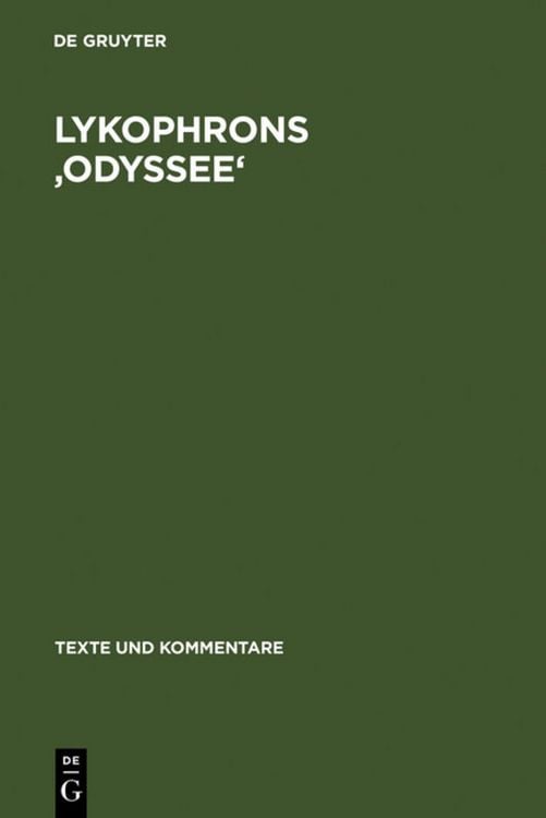 Produktbild: Lykophrons 'Odyssee'