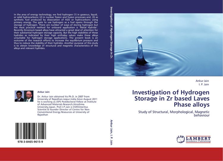 Produktbild: Investigation of Hydrogen Storage in Zr based Laves Phase alloys