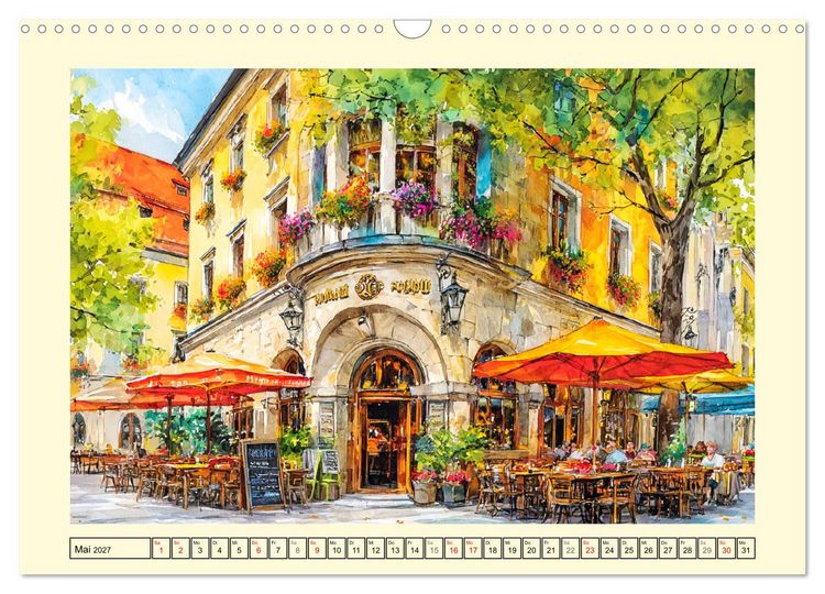 Produktbild: Deutschland. K&uuml;nstlerische Interpretationen (Wandkalender 2027 DIN A3 quer), CALVENDO Monatskalender