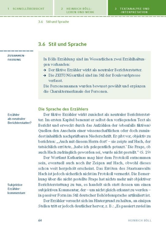Produktbild: Die verlorene Ehre der Katharina Blum von Heinrich B&ouml;ll
