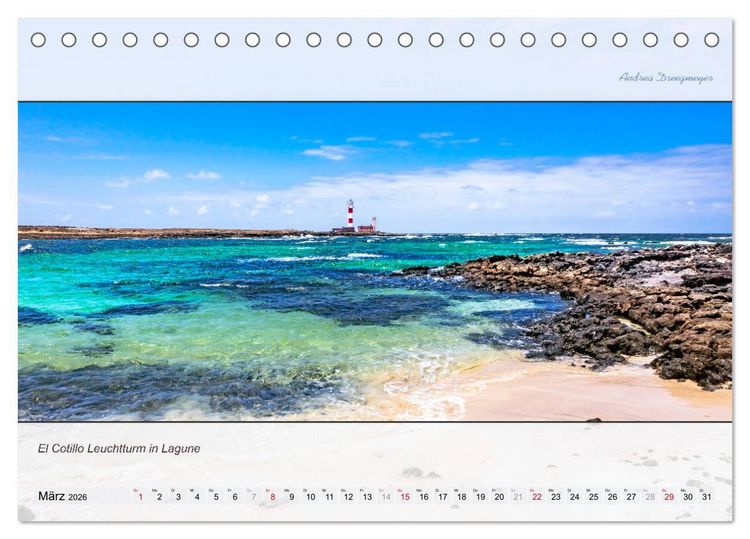 Produktbild: FUERTEVENTURA-PANORAMA (Tischkalender 2026 DIN A5 quer), CALVENDO Monatskalender