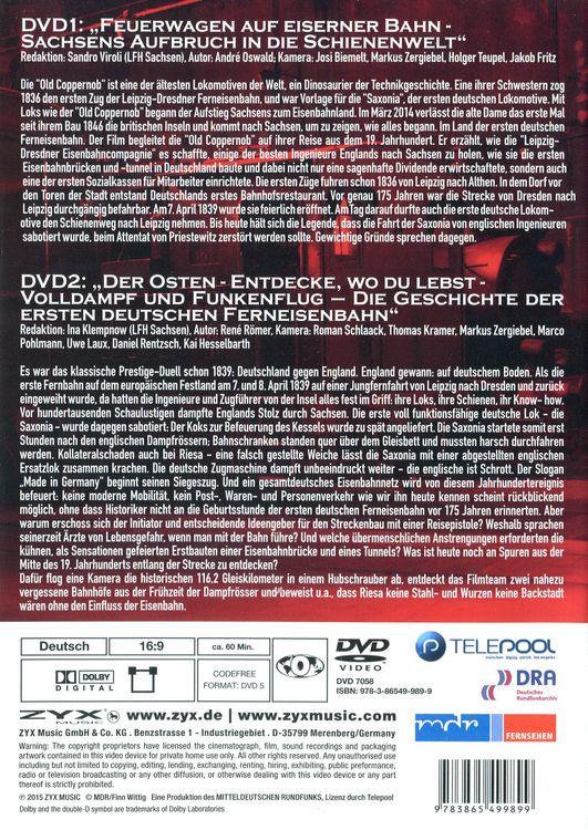 Produktbild: Eisenbahngeschichte 2 [2 DVDs]