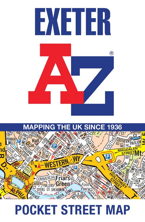 Produktbild: Exeter A-Z Pocket Street Map