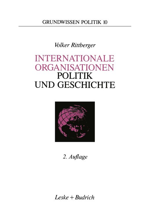 Produktbild: Internationale Organisationen &mdash; Politik und Geschichte