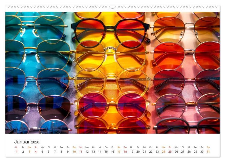 Produktbild: Farben des Moments (hochwertiger Premium Wandkalender 2026 DIN A2 quer), Kunstdruck in Hochglanz
