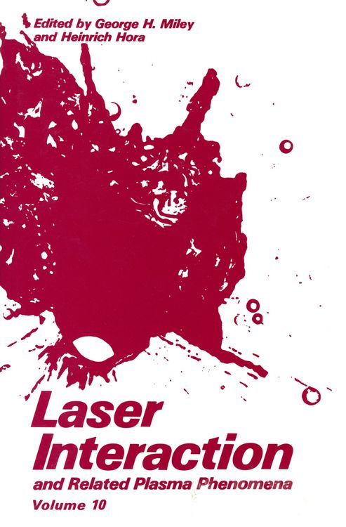 Produktbild: Laser Interaction and Related Plasma Phenomena