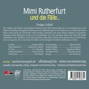 Produktbild: Mimi Rutherfurt - Ewiger Schlaf,1 Audio-CD