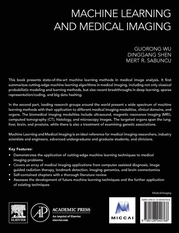 Produktbild: Machine Learning and Medical Imaging