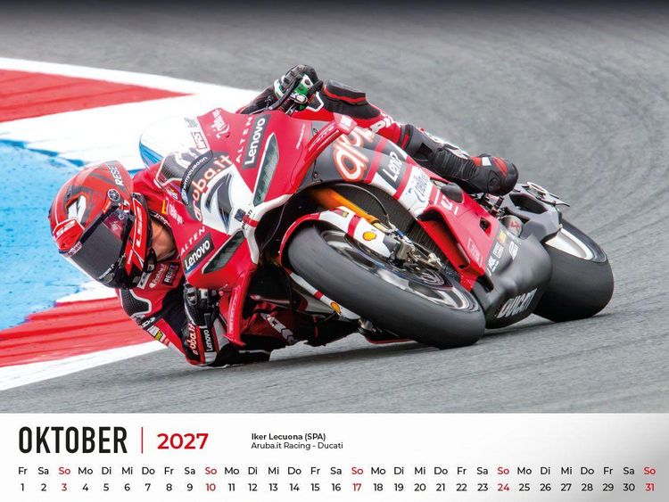 Produktbild: Superbike WM Kalender 2027