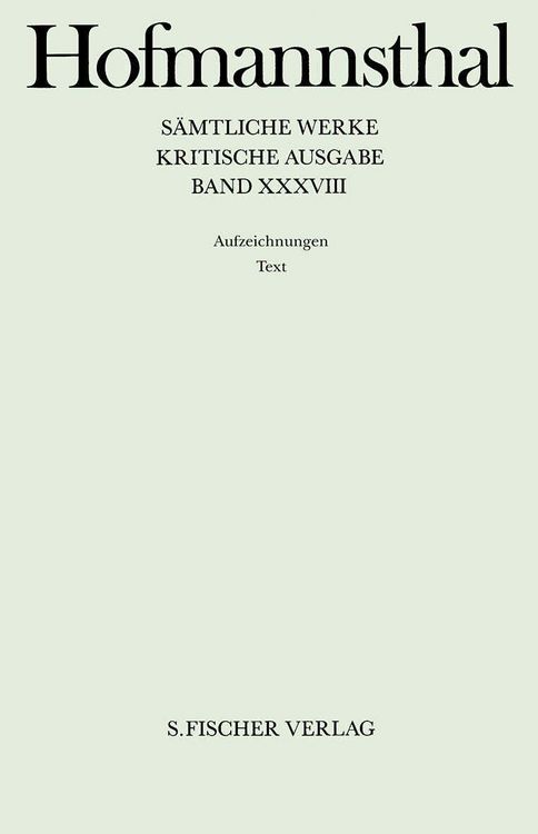Produktbild: Aufzeichnungen 1: Text Aufzeichnungen 2: Apparat
