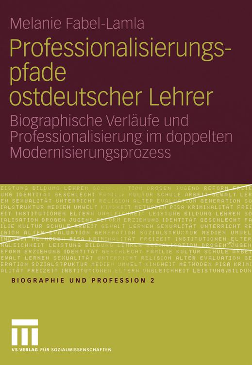 Produktbild: Professionalisierungspfade ostdeutscher Lehrer