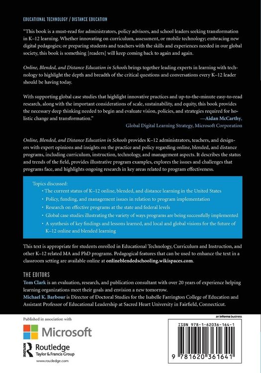 Produktbild: Online, Blended, and Distance Education in Schools