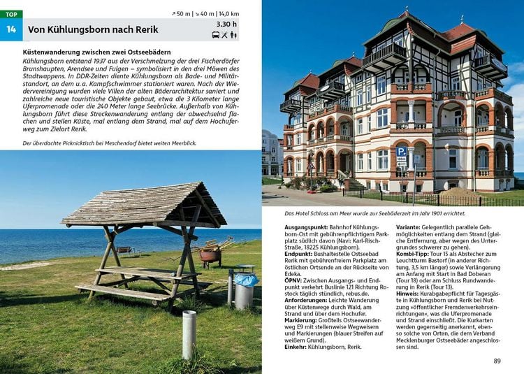 Produktbild: ROTHER Wanderf&uuml;hrer Ostseek&uuml;ste Mecklenburg-Vorpommern