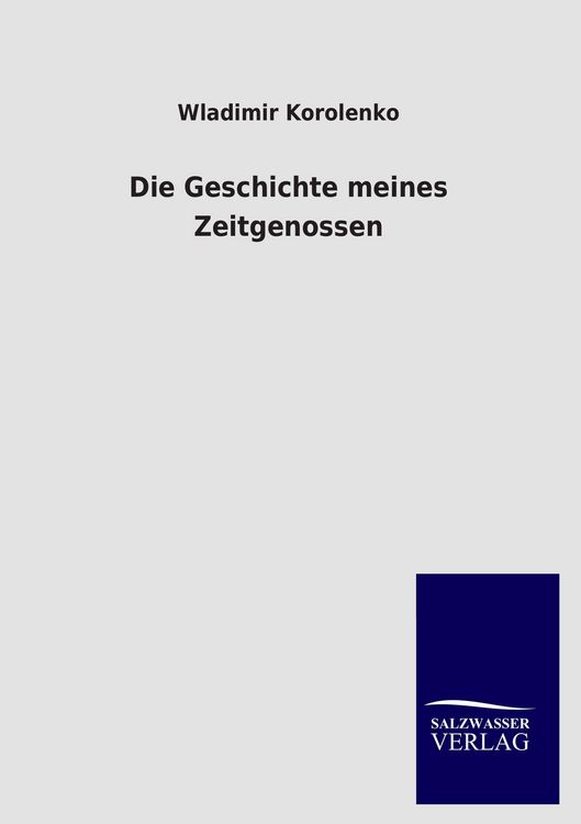 Produktbild: Die Geschichte meines Zeitgenossen