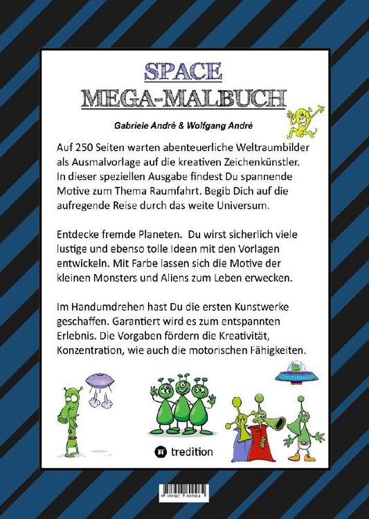 Produktbild: Space Mega Malbuch - Spezial Edition - Entdecke das Universum - Fremde Planeten - Erkunde den Weltraum - Ufo -