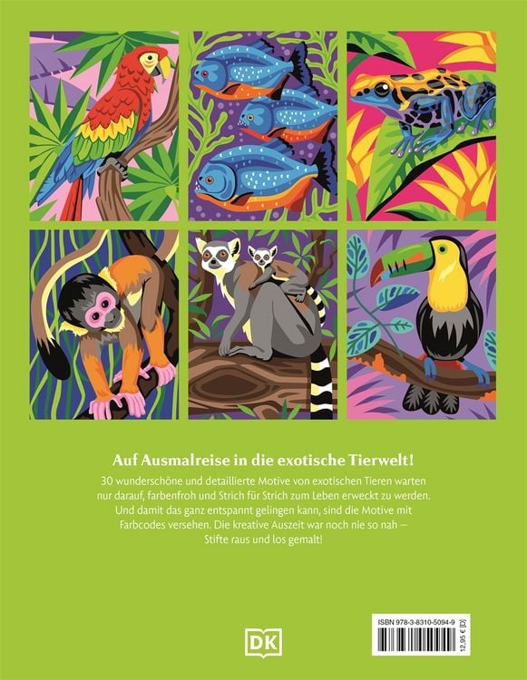 Produktbild: Ausmalen & Entspannen. Exotische Tiere