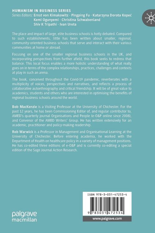 Produktbild: The Impact of a Regional Business School on its Communities