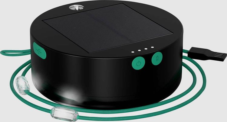 Mpowerd 1030 Luci Solar String LED Camping-Leuchte 100lm akkubetrieben 320g Schwarz