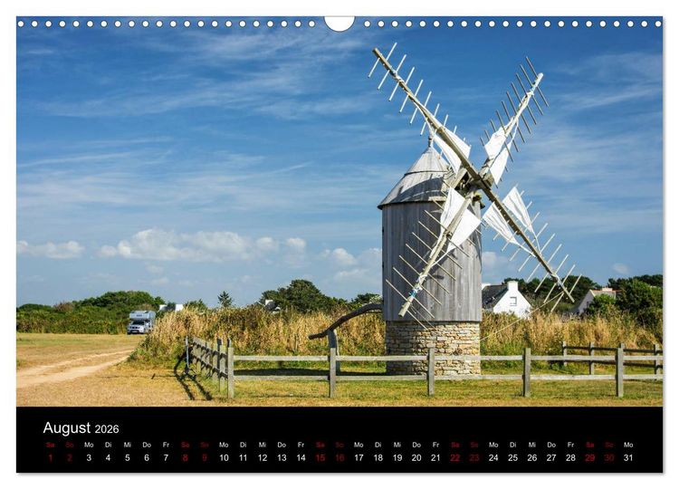 Produktbild: Sehnsucht Bretagne (Wandkalender 2026 DIN A3 quer), CALVENDO Monatskalender