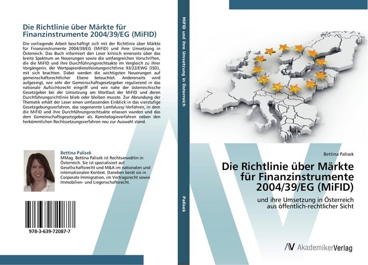 Produktbild: Die Richtlinie &uuml;ber M&auml;rkte f&uuml;r Finanzinstrumente 2004/39/EG (MiFID)