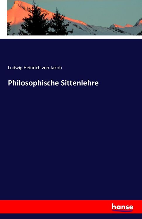 Produktbild: Philosophische Sittenlehre