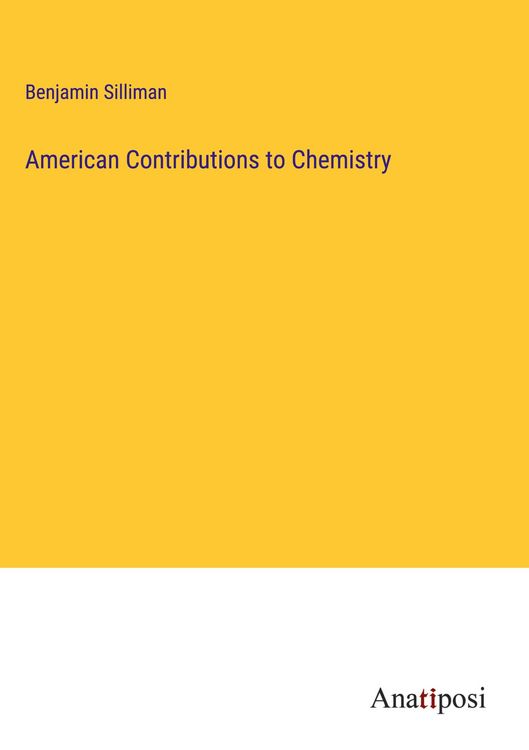 Produktbild: American Contributions to Chemistry