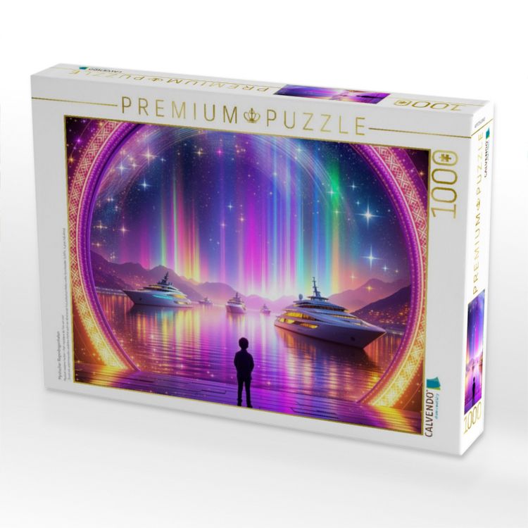 Produktbild: CALVENDO Puzzle Mystischer Regenbogenhafen | 1000 Teile Lege-Gr&ouml;&szlig;e 64x48cm Foto-Puzzle f&uuml;r gl&uuml;ckliche Stunden