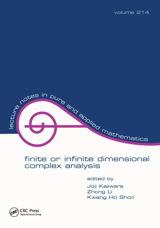Produktbild: Finite or Infinite Dimensional Complex Analysis