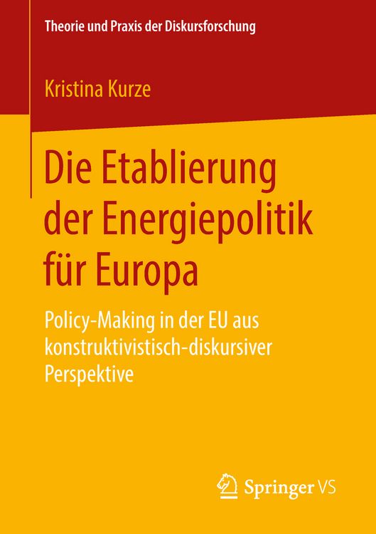 Produktbild: Die Etablierung der Energiepolitik f&uuml;r Europa