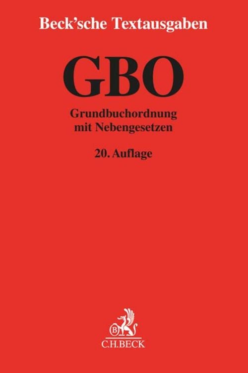 Bild vom Artikel Grundbuchordnung vom Autor 