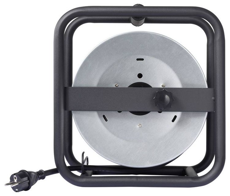 Produktbild: Sygonix SY-10236120 Kabeltrommel 40m Schwarz Schutzkontakt-Stecker