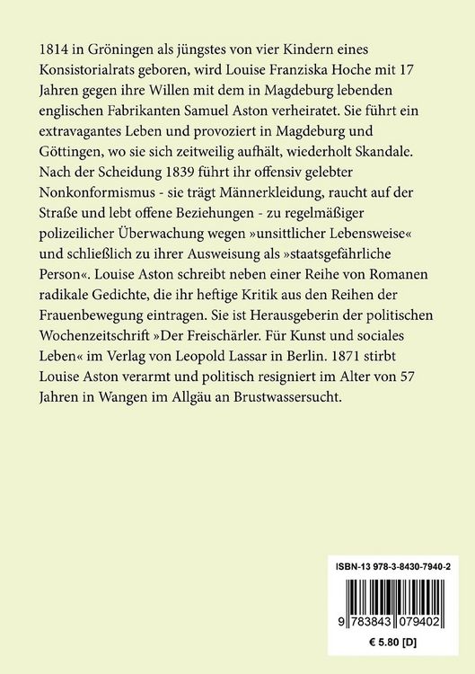 Produktbild: Wilde Rosen / Freisch&auml;rler-Reminiscenzen / Meine Emancipation