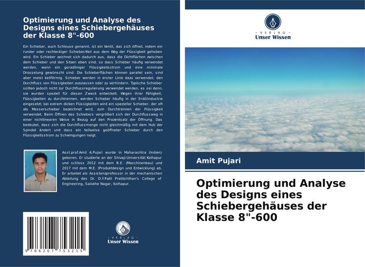 Produktbild: Optimierung und Analyse des Designs eines Schiebergeh&auml;uses der Klasse 8"-600