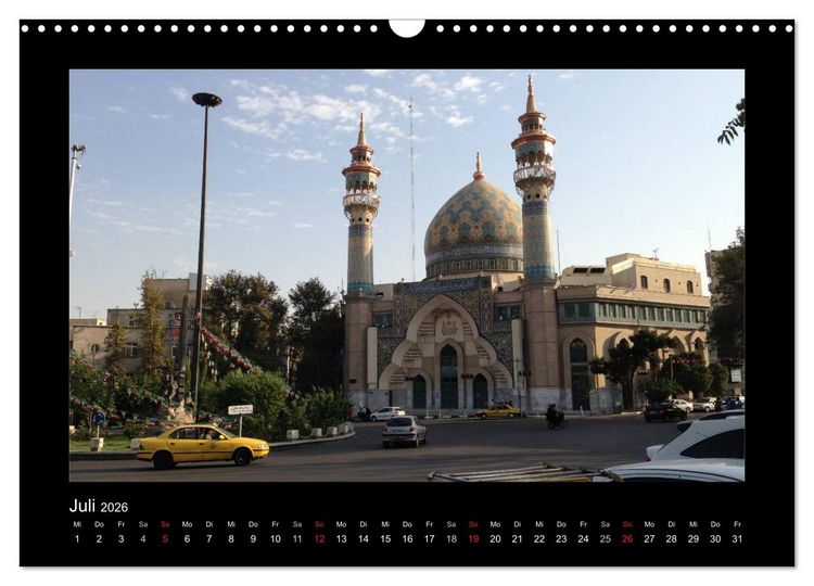 Produktbild: IRAN 2026 (Wandkalender 2026 DIN A3 quer), CALVENDO Monatskalender