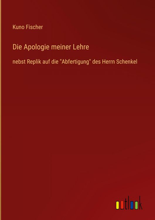 Produktbild: Die Apologie meiner Lehre