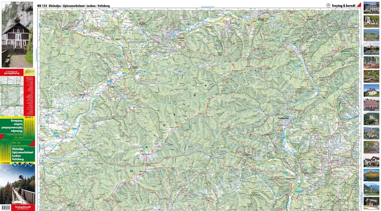 Produktbild: Freytag & berndt Wanderkarte Gleinalpe - Lipizzanerheimat - Leoben - Voitsberg 1:50.000