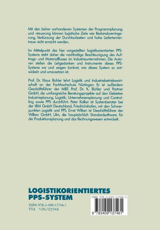Produktbild: Logistikorientiertes PPS-System