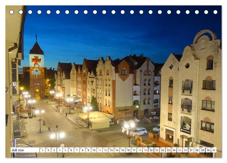 Produktbild: Das Wunder von Elbing - Eine Stadt auferstanden aus Ruinen (Tischkalender 2026 DIN A5 quer), CALVENDO Monatskalender