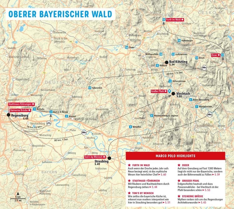 Produktbild: MARCO POLO Reiseführer Bayerischer Wald