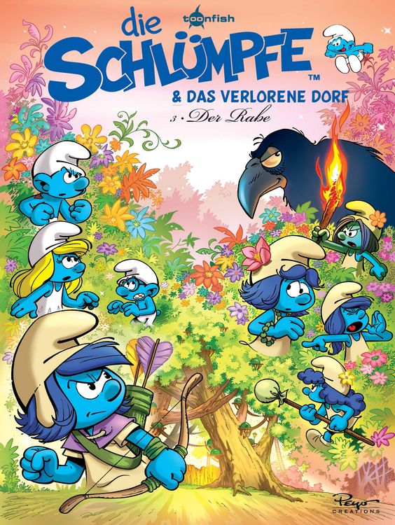 Produktbild: Die Schl&uuml;mpfe und das verlorene Dorf. Band 3