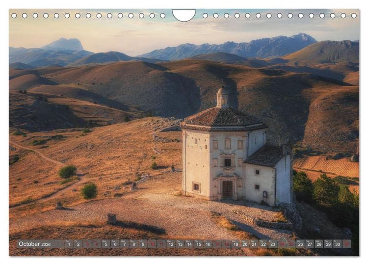 Produktbild: Abruzzo - The wild heart of Italy. (Wall Calendar 2026 DIN A4 landscape), CALVENDO 12 Month Wall Calendar