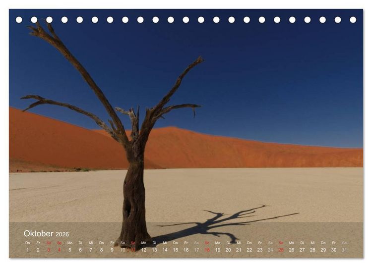 Produktbild: Afrikanische B&auml;ume (Tischkalender 2026 DIN A5 quer), CALVENDO Monatskalender