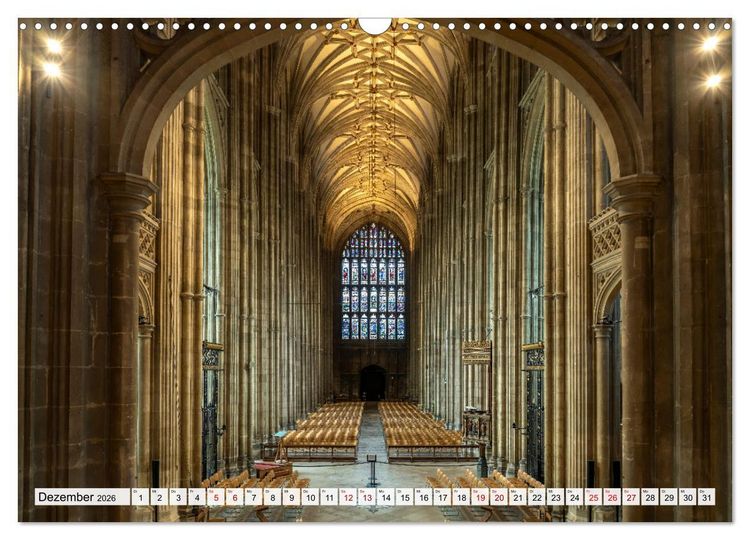 Produktbild: Gro&szlig;britannien - England (Wandkalender 2026 DIN A3 quer), CALVENDO Monatskalender