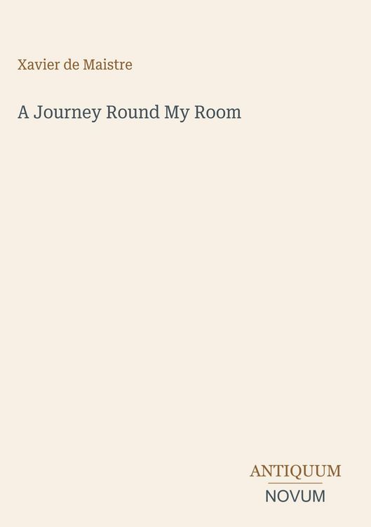 Produktbild: A Journey Round My Room