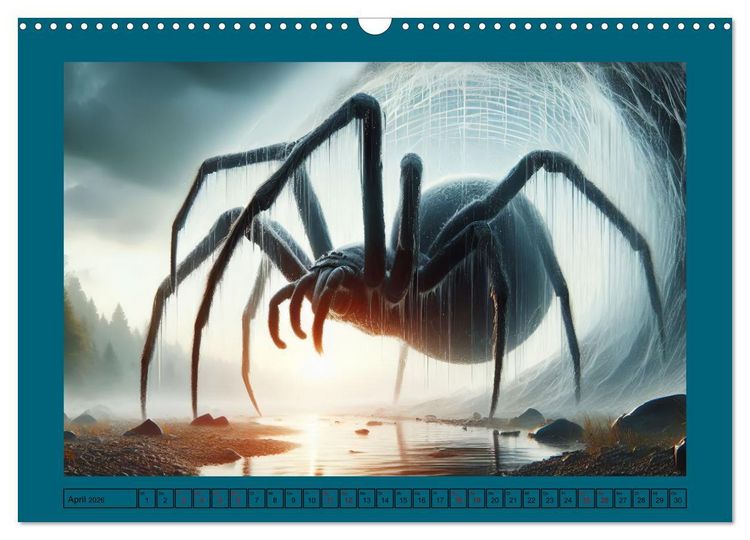 Produktbild: Im Reich der Riesenspinnen (Wandkalender 2026 DIN A3 quer), CALVENDO Monatskalender