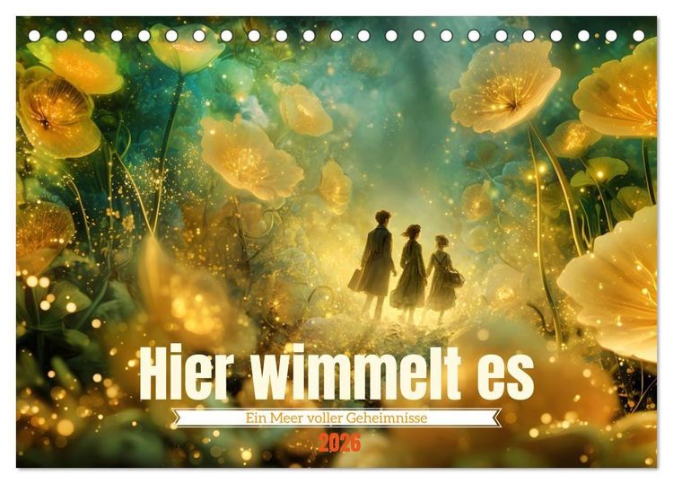 Produktbild: Hier wimmelt es (Tischkalender 2026 DIN A5 quer), CALVENDO Monatskalender