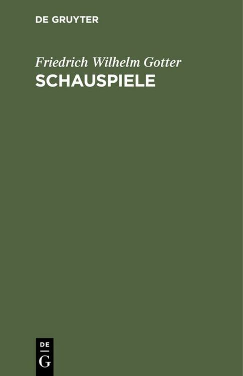 Produktbild: Schauspiele
