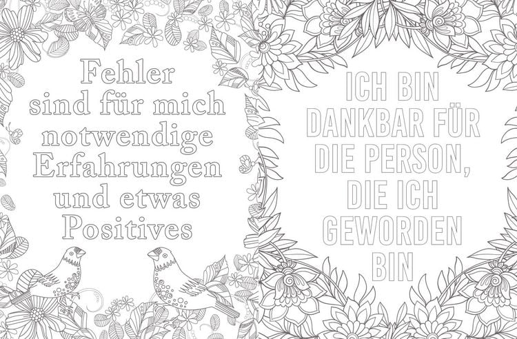 Produktbild: Habe den Mut, unperfekt zu sein! &ndash; 50 Spr&uuml;che und Motive zum Ausmalen f&uuml;r mehr Gelassenheit und Selbstliebe