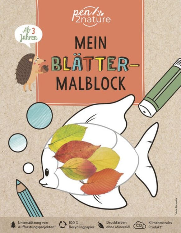 Bild vom Artikel Mein Blätter-Malblock. Für Kinder ab 3 Jahren vom Autor Pen2nature