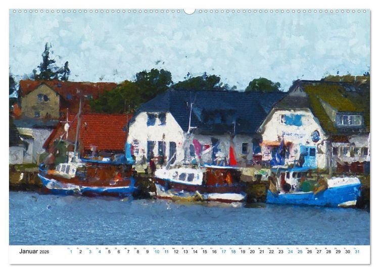 Produktbild: Hiddensee - Malerische Insel der Ostsee (hochwertiger Premium Wandkalender 2026 DIN A2 quer), Kunstdruck in Hochglanz